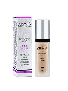 Aravia Тональный крем для лица матирующий SOFT MATTE (04 Brown Tan), 30 мл