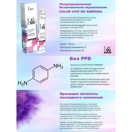 KEZY  Color Vivo No Ammonia 0.00 Нейтральный 100 мл