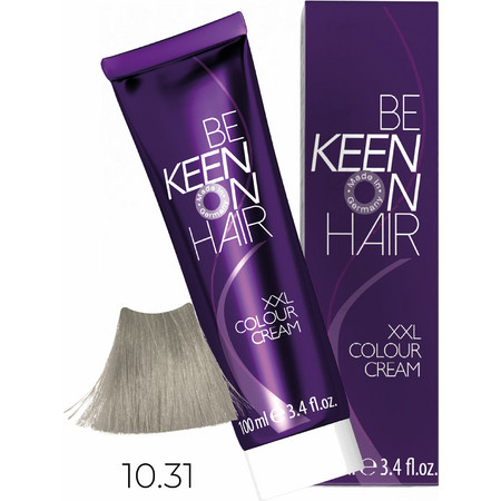 KEEN COLOUR CREAM 10.31 Ультра-светлый золотисто-пепельный блондин/ Ultahellblond Gold-A, 100 мл