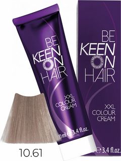 KEEN COLOUR CREAM 10.61 Ультра-светлый фиолетово-пепельный блондин/ Ultrahellblond Violet, 100 мл