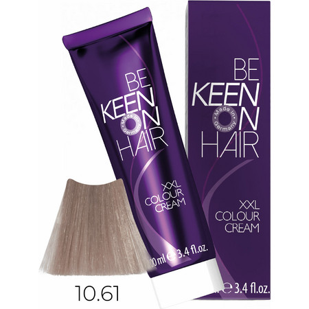 KEEN COLOUR CREAM 10.61 Ультра-светлый фиолетово-пепельный блондин/ Ultrahellblond Violet, 100 мл