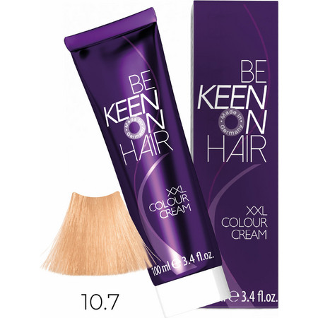 KEEN COLOUR CREAM 10.7 Ультра-светлый коричневый блондин/ Ultrahellblond Braun, 100 мл