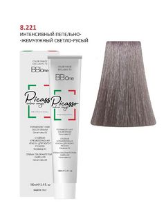 PICASSO  8.221 Intense Ash Pearl Light Blond Крем-краска перманентная