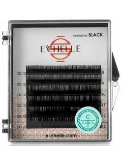 E'CHELLE РЕСНИЦЫ BLACK MINI MIX (C+ 0.12 8-13 mm)