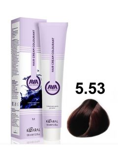 KAARAL AAA Hair crem colorant 5.53 светлый махагоново-золотистый каштан 100мл