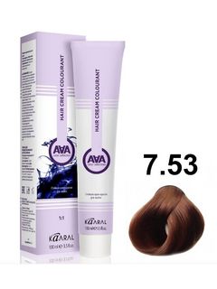 KAARAL AAA Hair crem colorant 7.53 махагоново-золотистый блондин 100мл