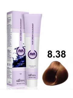 KAARAL AAA Hair crem colorant 8.38 Светлый золотисто-бежевый блондин 100мл