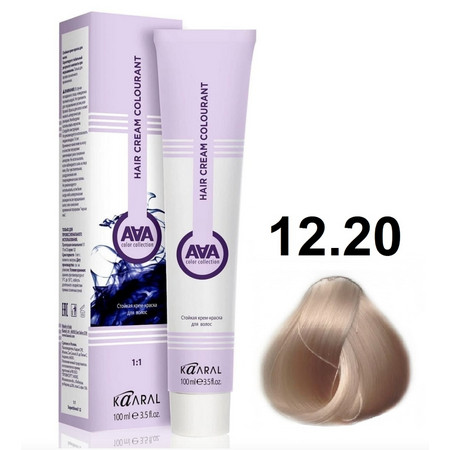 KAARAL AAA Hair crem colorant 12.20 экстра светлый фиолетовый блондин 100мл