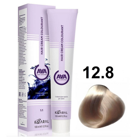 KAARAL AAA Hair crem colorant 12.8 Экстра светлый бежевый блондин 100мл