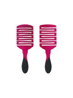 WET BRUSH PRO FLEX DRY Paddle Pink Щетка для быстр сушки прямоугольная с мягкой ручкой (розовая) 