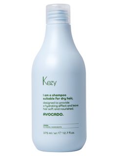 Kezy I am AVOCADO Шампунь с экстрактом авокадо для сухих волос, 375 мл.