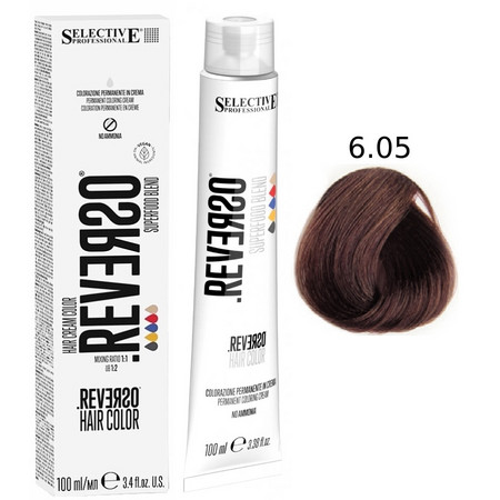 SELECTIVE Reverso Hair Color 6.05 Темный блондин 