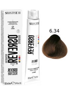 SELECTIVE Reverso Hair Color 6.34 Темный блондин золотисто-медный