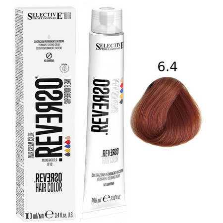 SELECTIVE Reverso Hair Color 6.4 Темный блондин медный