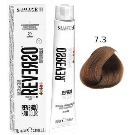 SELECTIVE Reverso Hair Color 7.3 Блондин золотистый