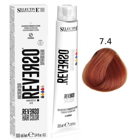 SELECTIVE Reverso Hair Color 7.4 Блондин медный