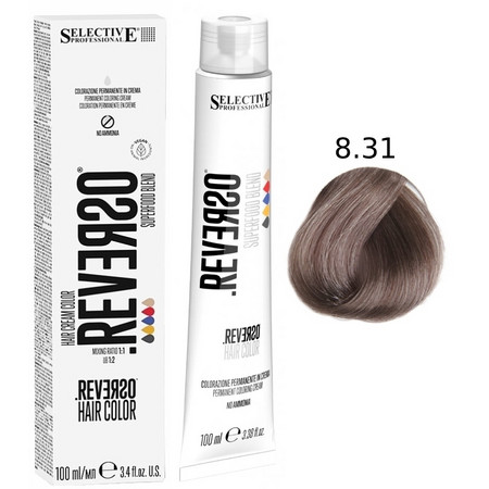 SELECTIVE Reverso Hair Color 8.31 Светлый блондин 