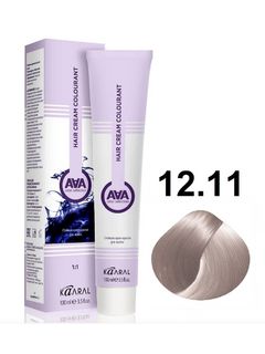 KAARAL AAA Hair crem colorant 12.11 экстра светлый интенсивный пепельный блондин 100мл 