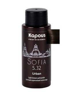 Kapous Urban LC 5.32 София Полуперманентный жидкий краситель для волос 60 мл