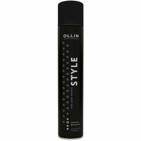 OLLIN STYLE Лак для волос сильной фиксации 500мл