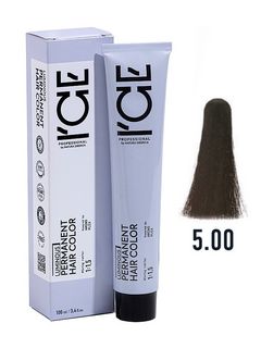 ICE Professional LUMINOUS HAIR COLOR 5.00 светло-каштановый интенсивный 100 мл.