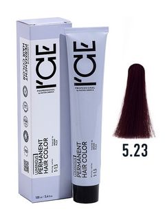 ICE Professional LUMINOUS HAIR COLOR 5.23 светло-каштановый фиолет.-золотистый 100 мл.