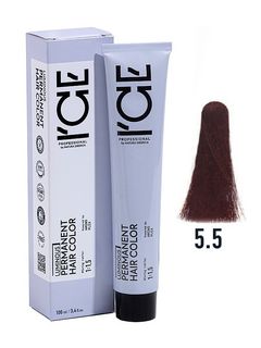 ICE Professional LUMINOUS HAIR COLOR 5.5 светло-каштановый махагоновый 100 мл.