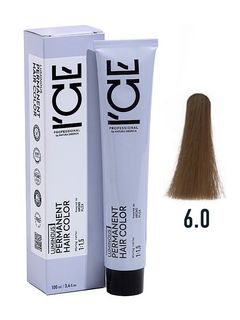 ICE Professional LUMINOUS HAIR COLOR 6.0 темный блонд натуральный 100 мл.