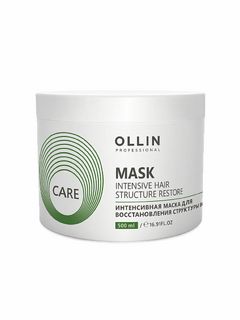 OLLIN CARE Интенсивная маска для восстановления структуры волос 500мл