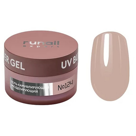 Runail Expert Гель моделирующий UV BUILDER GEL №124, 50г банка 