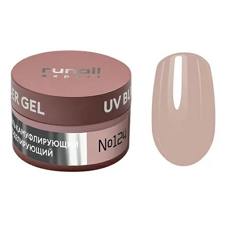 Runail Expert Гель моделирующий UV BUILDER GEL №124, 15г банка 