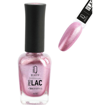 IQ BEAUTY PROLAC Лак для ногтей укрепляющий с биокерамикой 12.5 мл №097 Pretty in pink