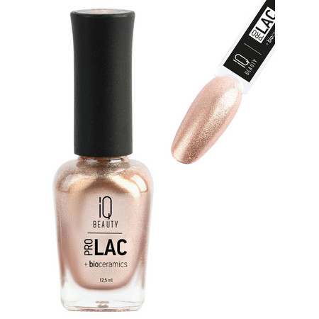 IQ BEAUTY PROLAC Лак для ногтей укрепляющий с биокерамикой 12.5 мл №098 Solar bronze