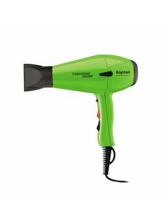 Kapous Профессиональный фен для укладки волос Tornado 2500 цв. зеленый